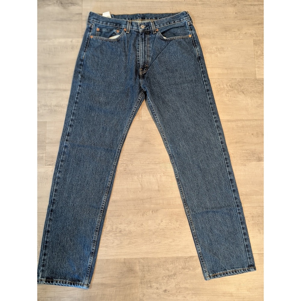 Levi's 505 Regular Fit Men's Jeans – Straight Leg, Zip Fly, Size 36x34